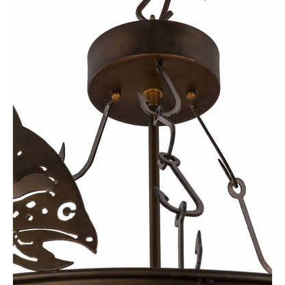 Catch of the Day 4 Light 27" Wide Pendant