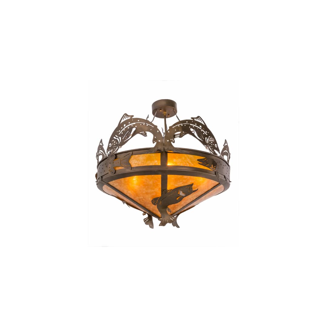 Catch of the Day 4 Light 27" Wide Pendant