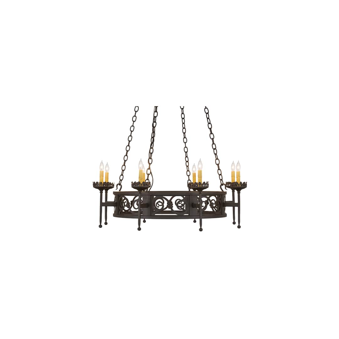 Majella 8 Light 42" Wide Taper Candle Style Chandelier
