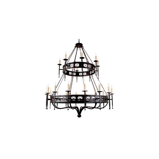 Gina 24 Light 72" Wide Taper Candle Style Chandelier