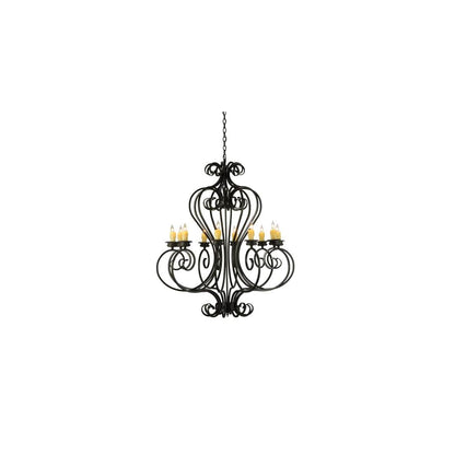Fernando 10 Light 42" Wide Taper Candle Style Chandelier