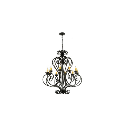 Fernando 10 Light 42" Wide Taper Candle Style Chandelier