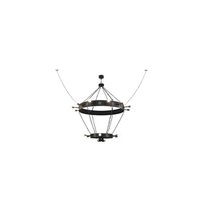 Korset 18 Light 65" Wide Ring Chandelier