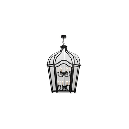 Citadel 12 Light 42" Wide Taper Candle Pendant