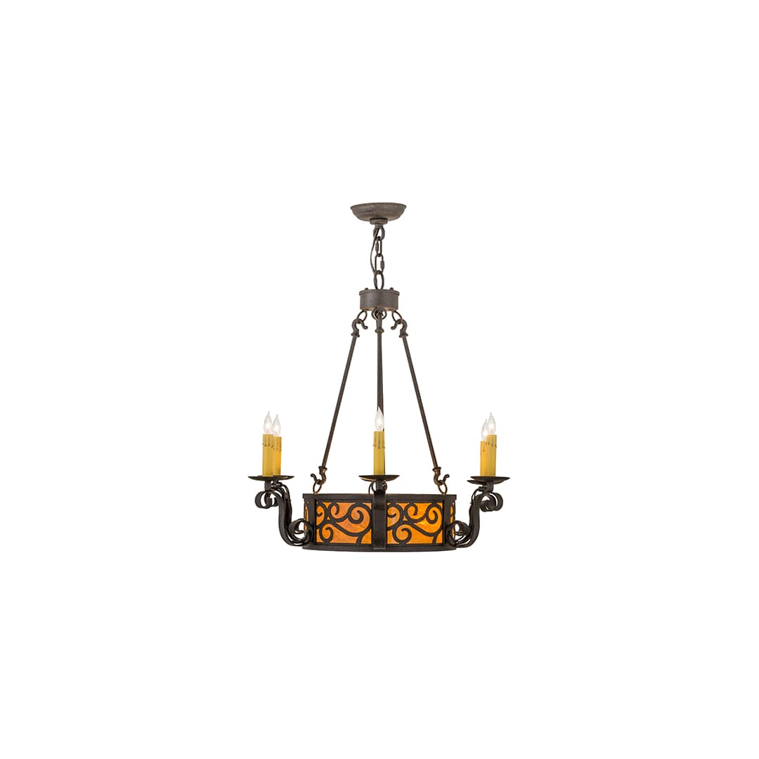 Delano 6 Light 26" Wide Taper Candle Style Chandelier