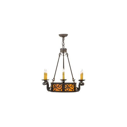 Delano 6 Light 26" Wide Taper Candle Style Chandelier