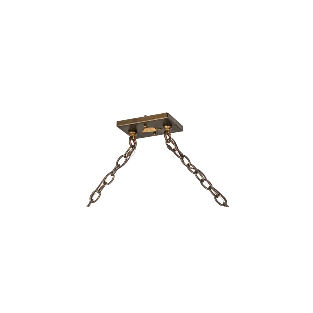 Moose at Lake 8 Light 17" Wide Linear Pendant
