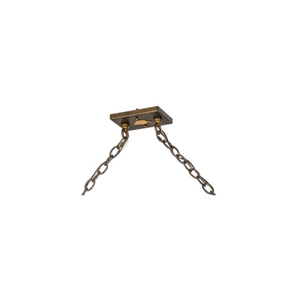 Moose at Lake 8 Light 17" Wide Linear Pendant