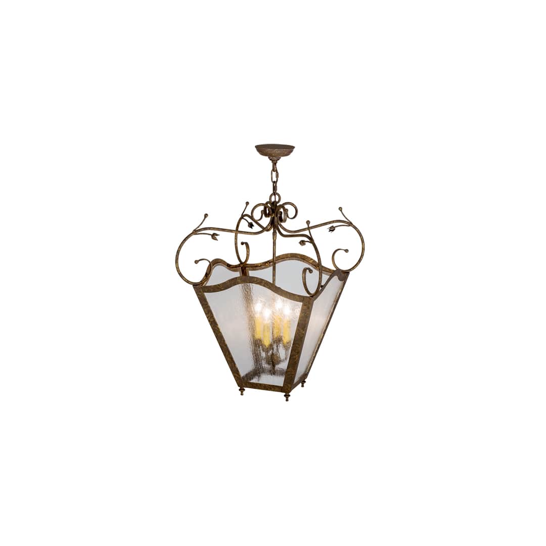 Terena 4 Light 27" Wide Taper Candle Pendant