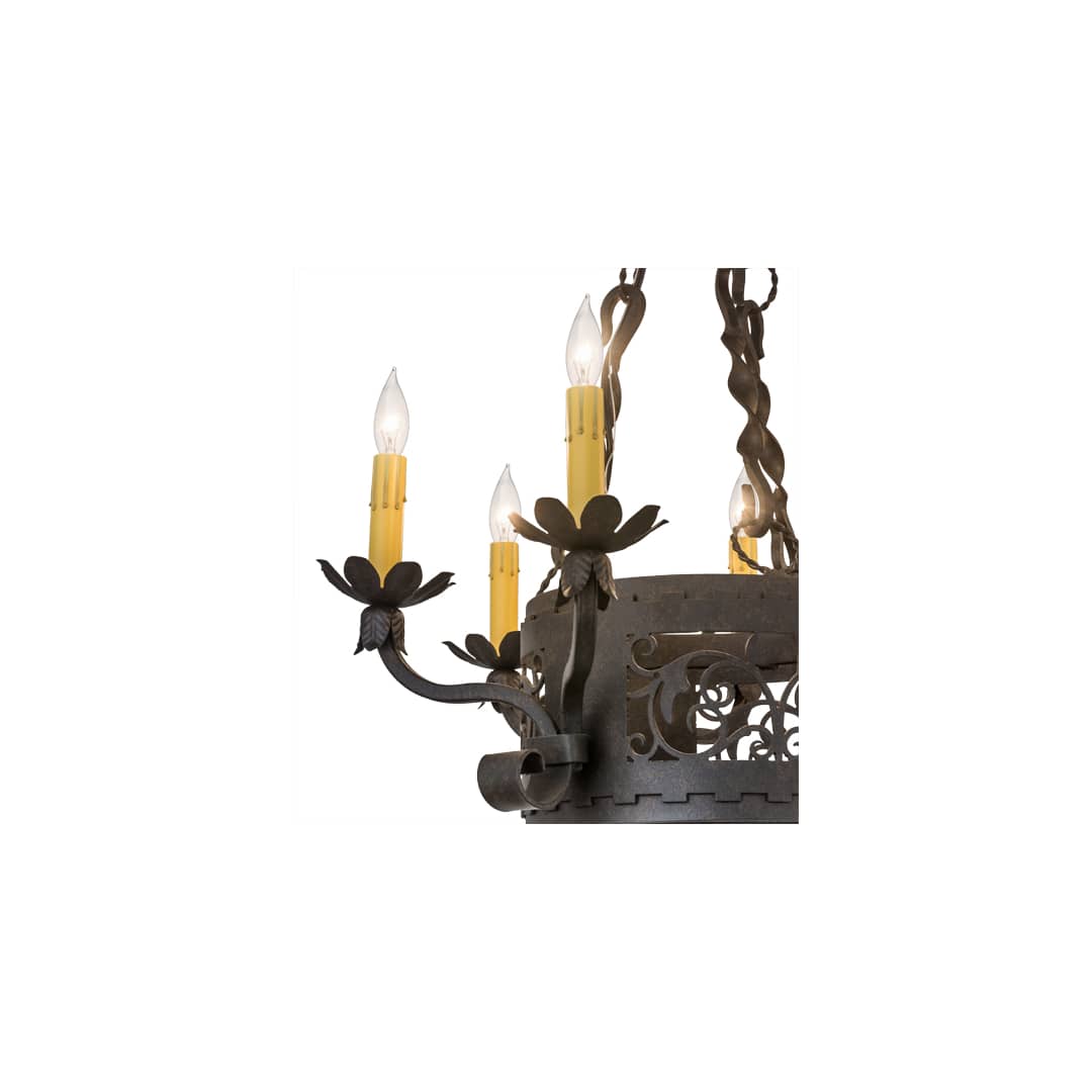 Dragone 6 Light 24" Wide Taper Candle Style Chandelier