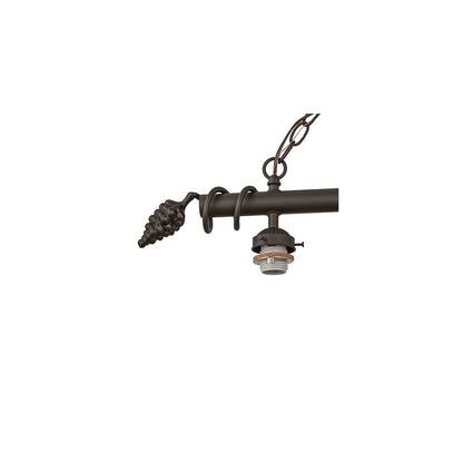Jeweled Grape 3 Light 20" Wide Linear Pendant