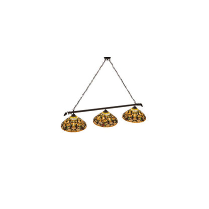 Jeweled Grape 3 Light 20" Wide Linear Pendant