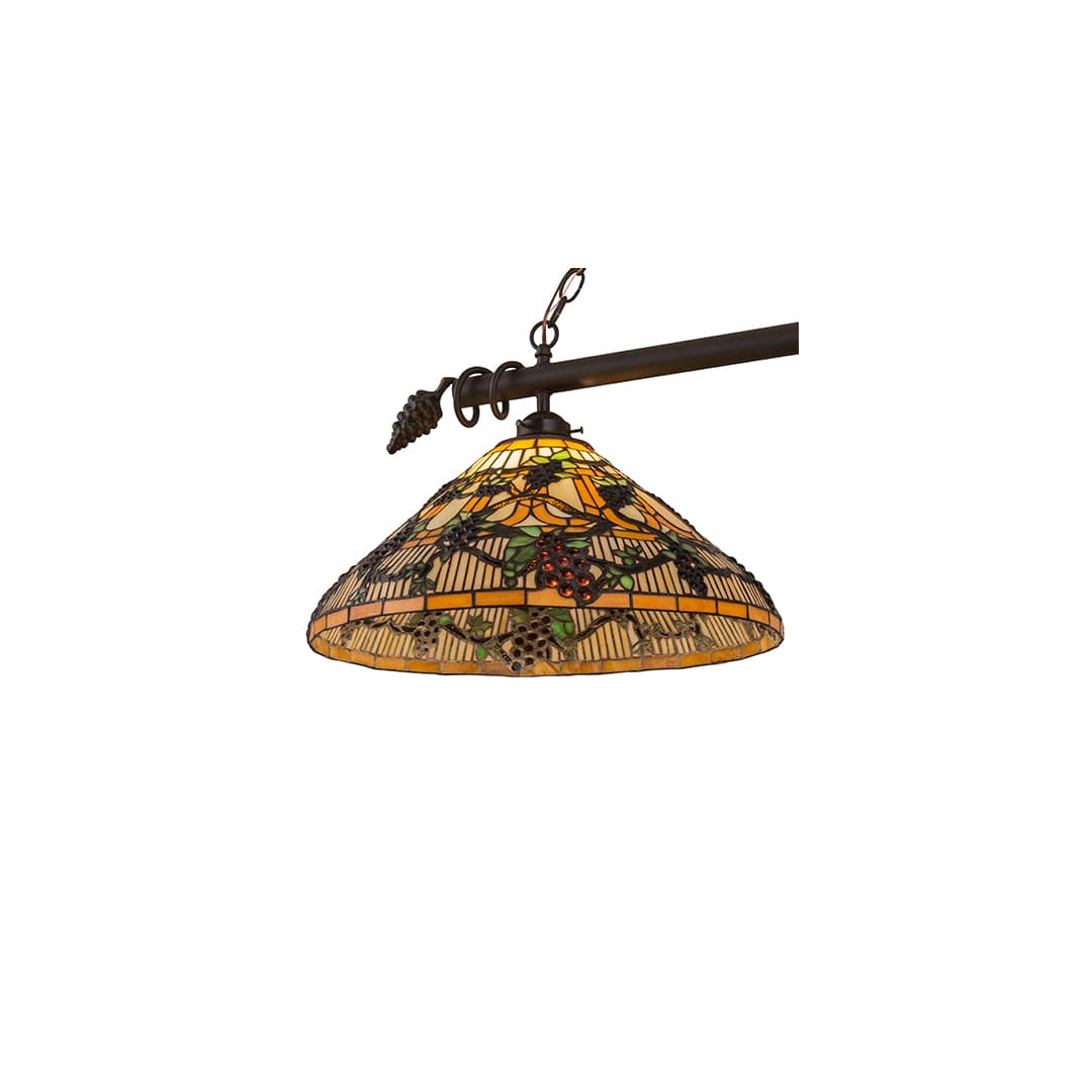 Jeweled Grape 3 Light 20" Wide Linear Pendant