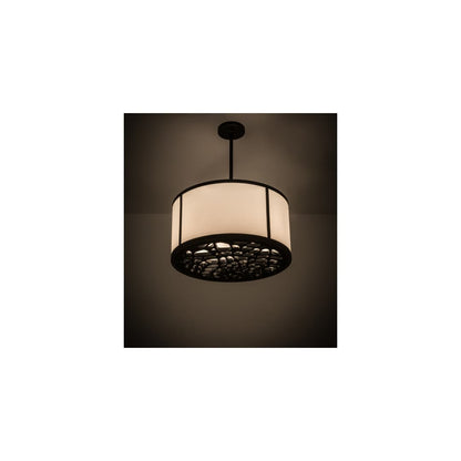 Cilindro 2 Light 24" Wide Pendant