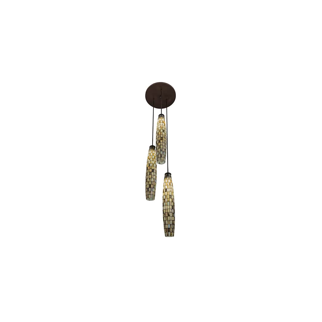 Checkers 3 Light 24" Wide Multi Light Pendant