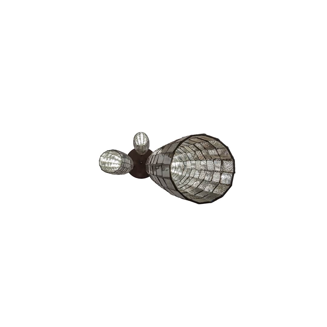 Checkers 3 Light 24" Wide Multi Light Pendant