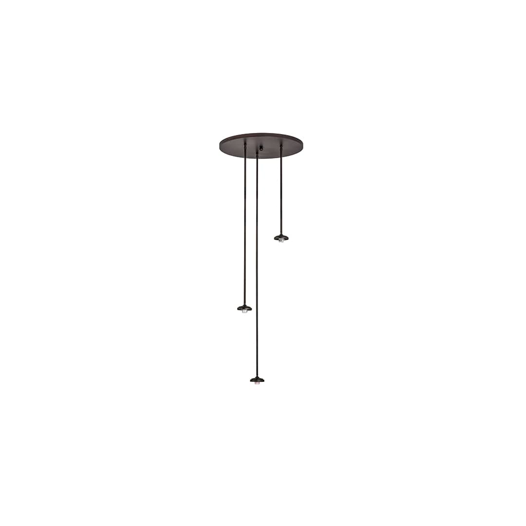Checkers 3 Light 24" Wide Multi Light Pendant