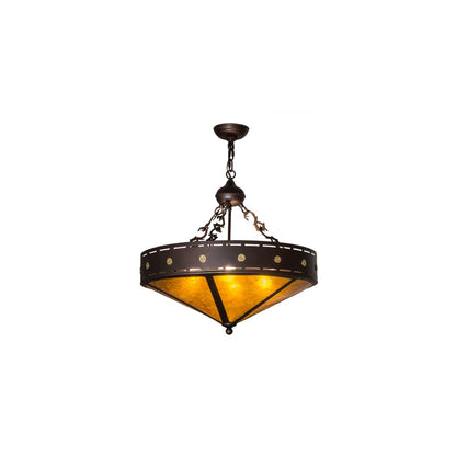 Craftsman 4 Light 24" Wide Pendant