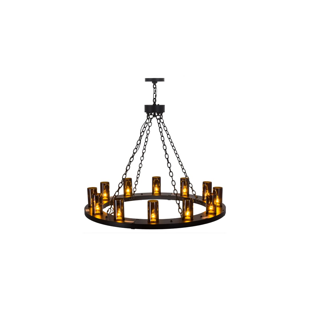 Loxley 12 Light 42" Wide Ring Chandelier