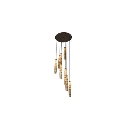 Checkers 8 Light 48" Wide Multi Light Pendant