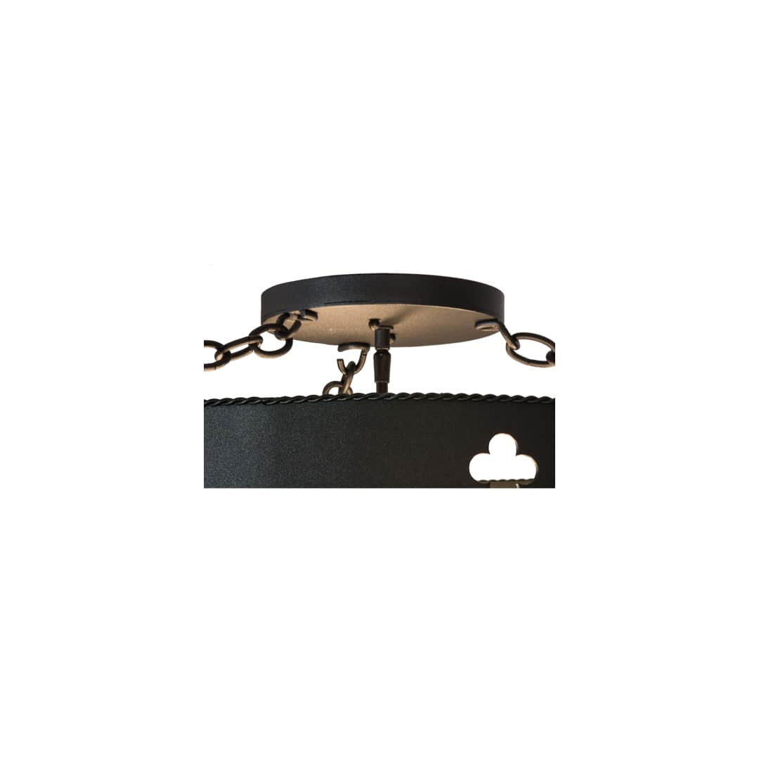 Sabrina 4 Light 24" Wide Semi-Flush Bowl Ceiling Fixture