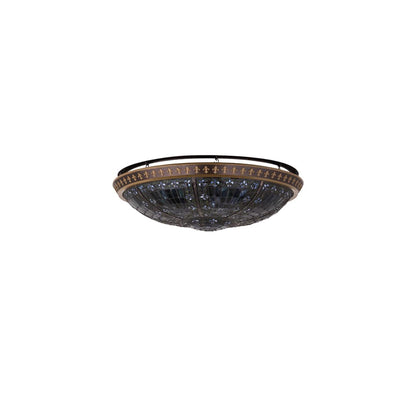 Fleur-de-lis 8 Light 47" Wide Semi-Flush Bowl Ceiling Fixture