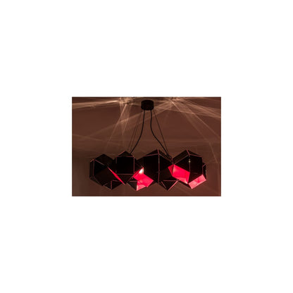 Vierzehn 9 Light 27" Wide Abstract Linear Pendant
