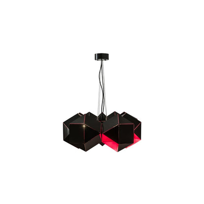 Vierzehn 9 Light 27" Wide Abstract Linear Pendant