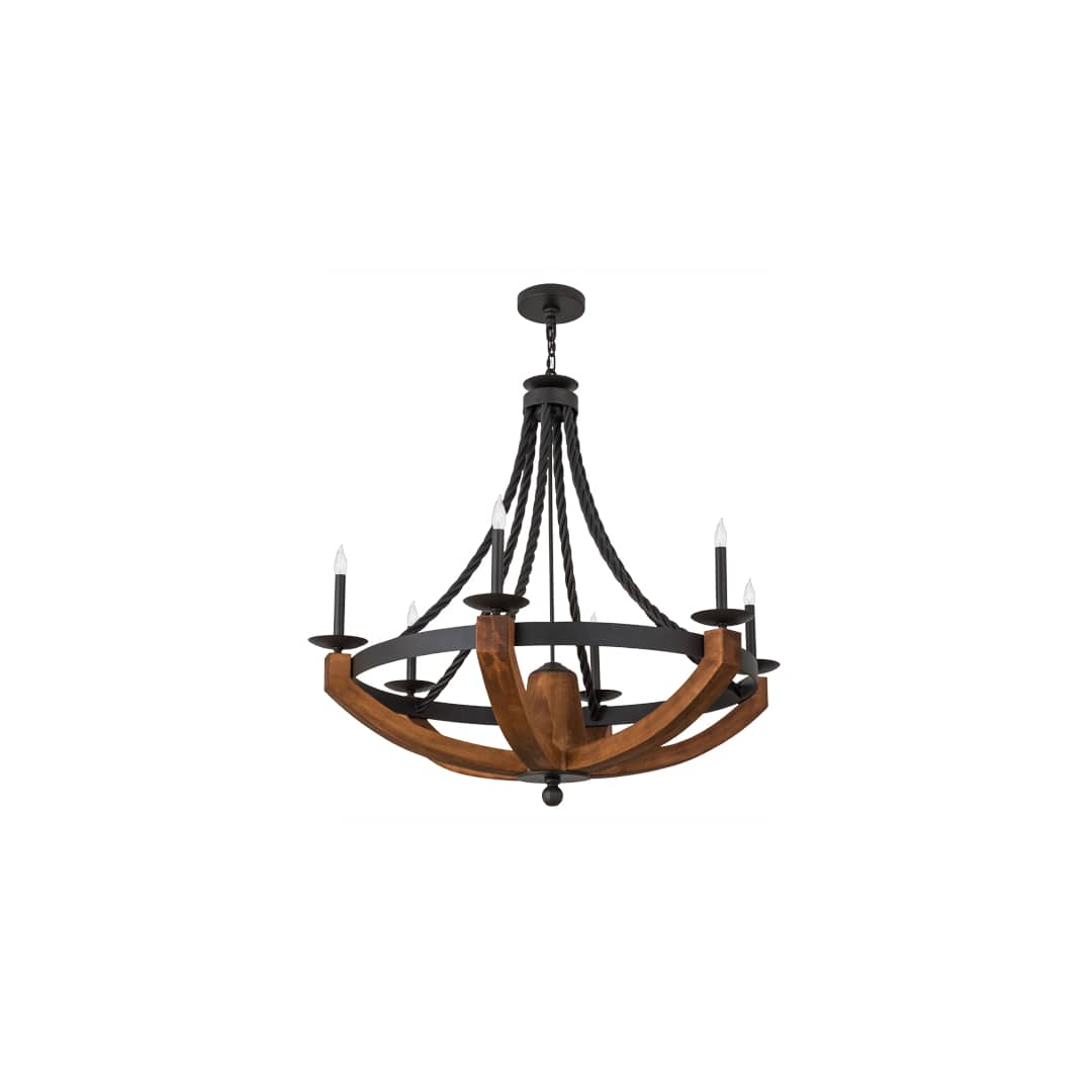 Doyle 6 Light 42" Wide Taper Candle Style Chandelier
