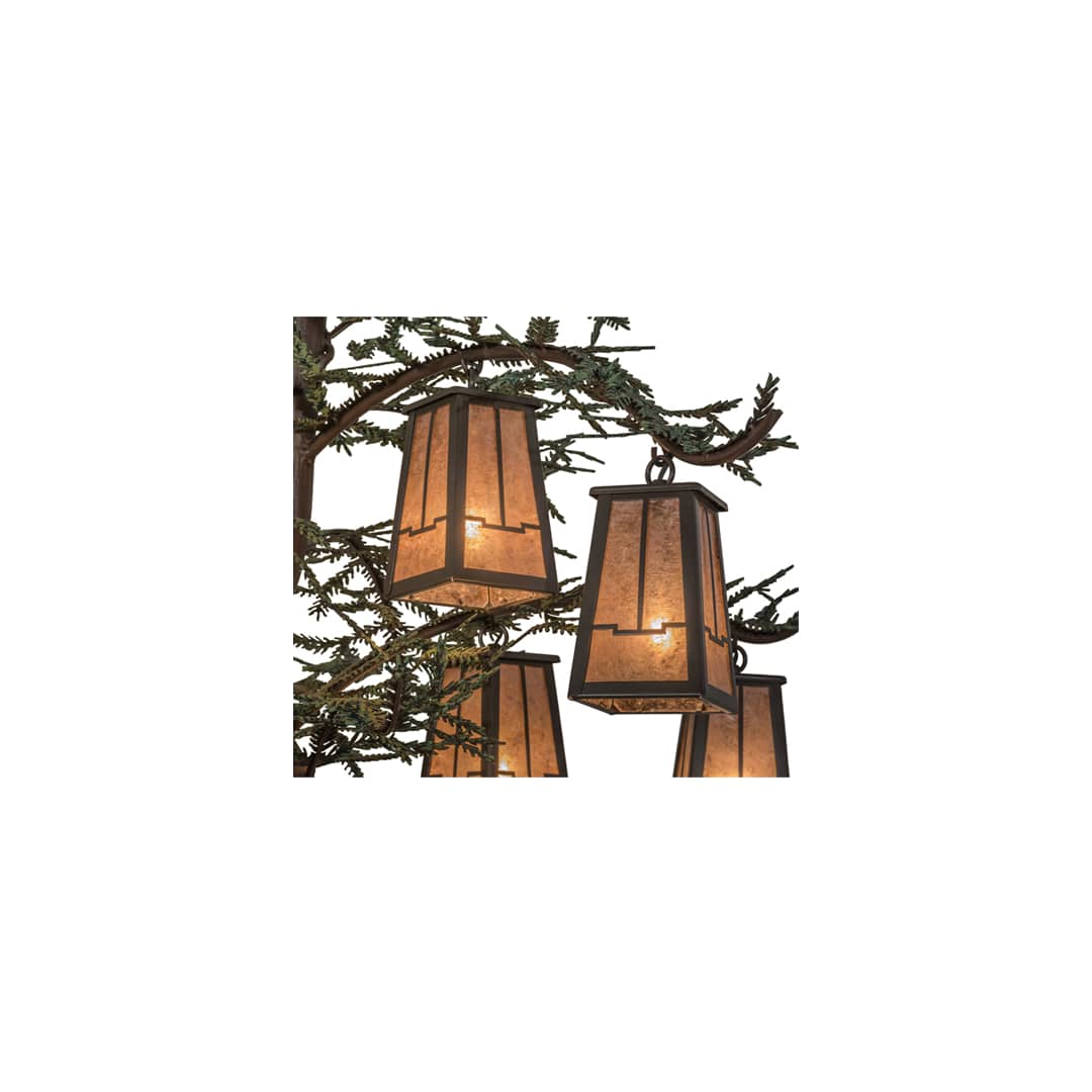 Pine Branch Valley View 12 Light 52" Wide Chandelier