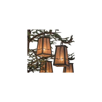 Pine Branch Valley View 12 Light 52" Wide Chandelier