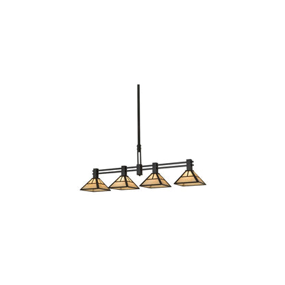 Mission 4 Light 12" Wide Linear Pendant
