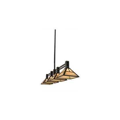 Mission 4 Light 12" Wide Linear Pendant