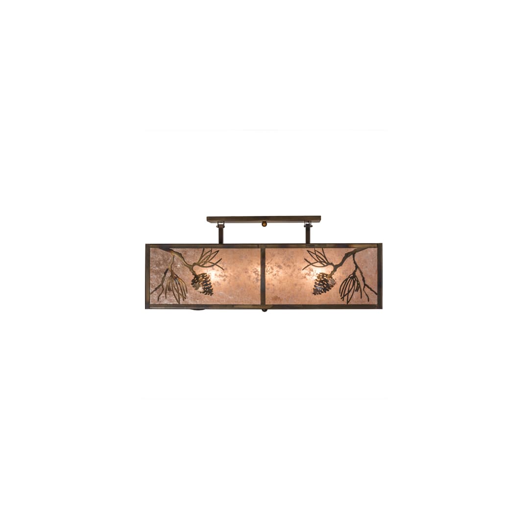 Balsam Pine 6 Light 36" Wide Semi-Flush Ceiling Fixture