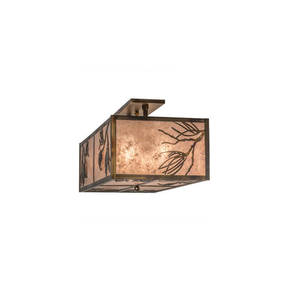 Balsam Pine 6 Light 36" Wide Semi-Flush Ceiling Fixture