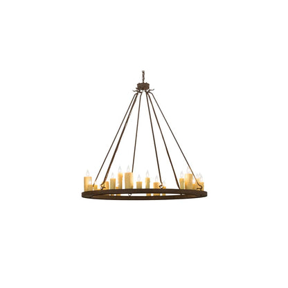 Deina 24 Light 49" Wide Taper Candle Ring Chandelier