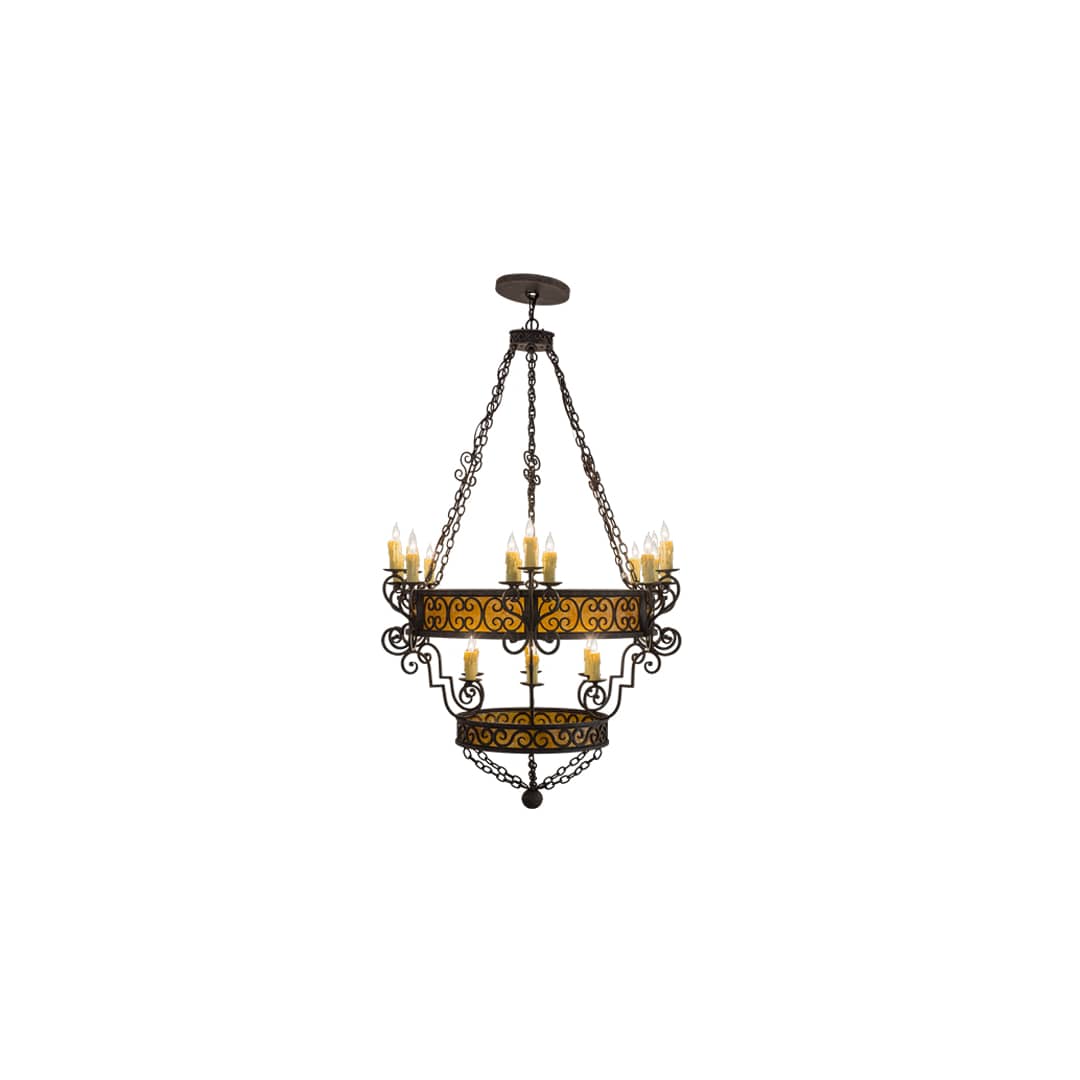 Isabo 24 Light 48" Wide Taper Candle Style Chandelier