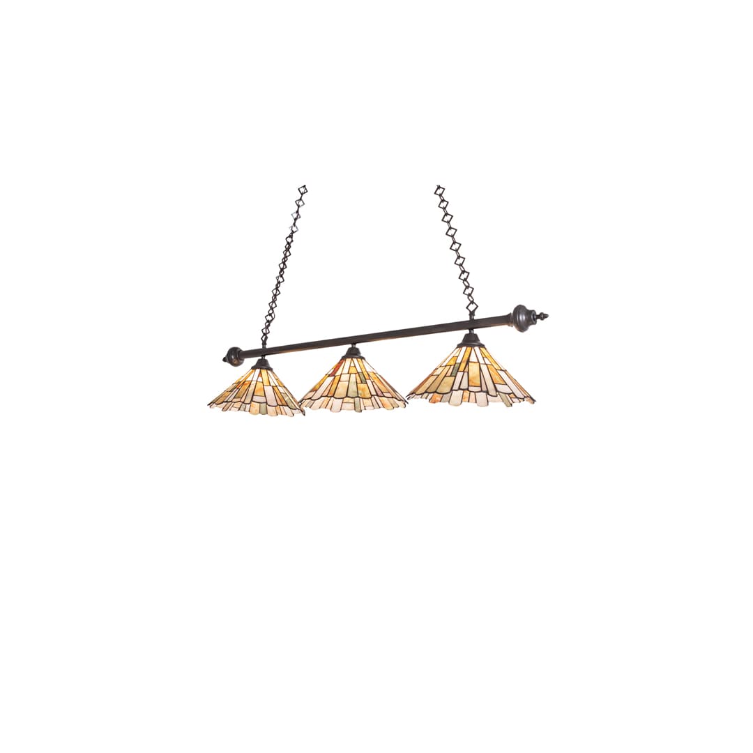 Jadestone 3 Light 13" Wide Linear Pendant