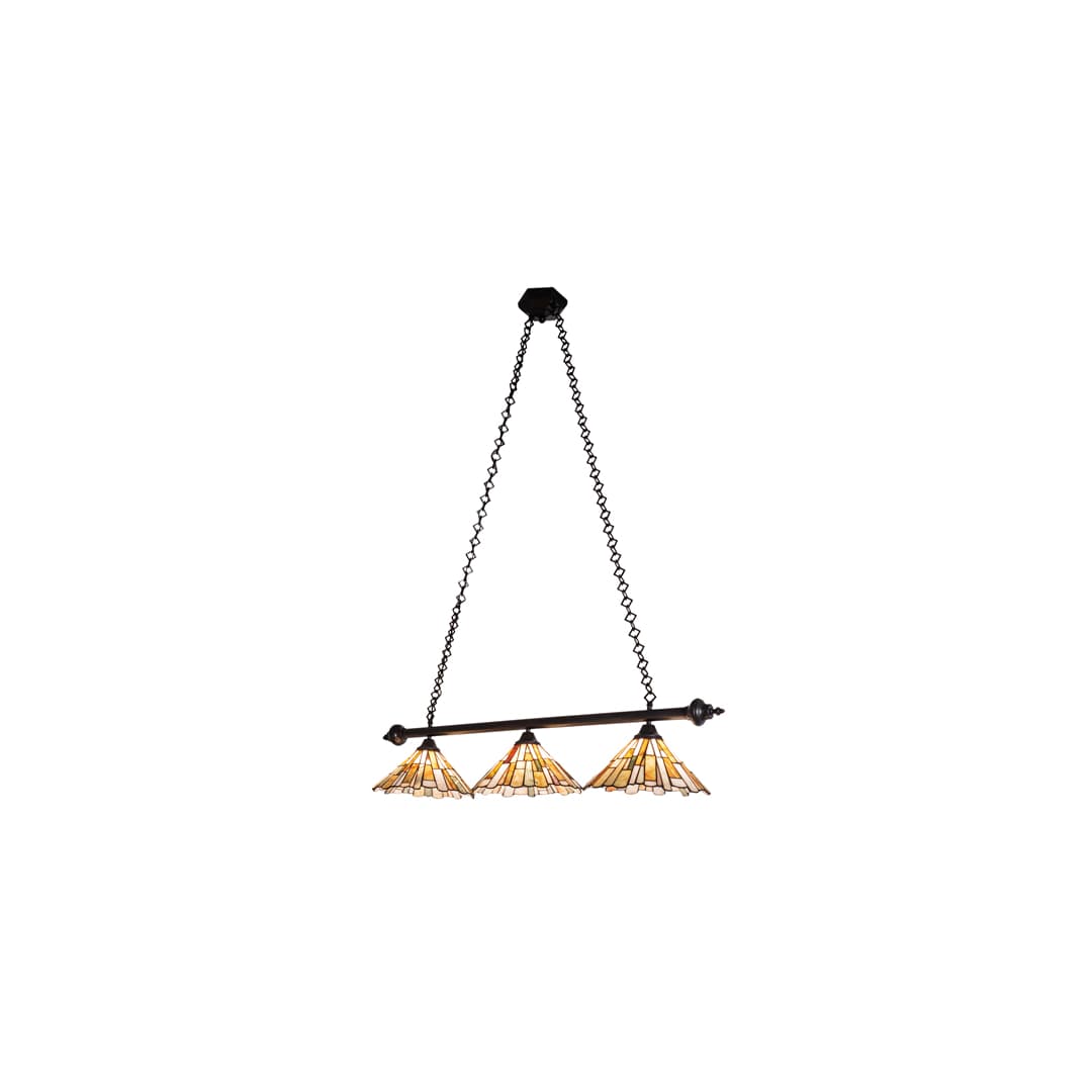 Jadestone 3 Light 13" Wide Linear Pendant