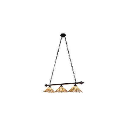 Jadestone 3 Light 13" Wide Linear Pendant
