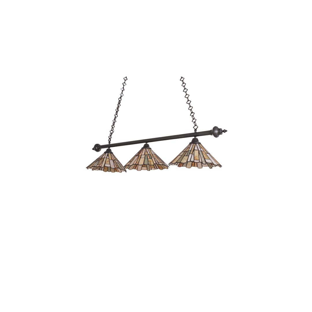 Jadestone 3 Light 13" Wide Linear Pendant