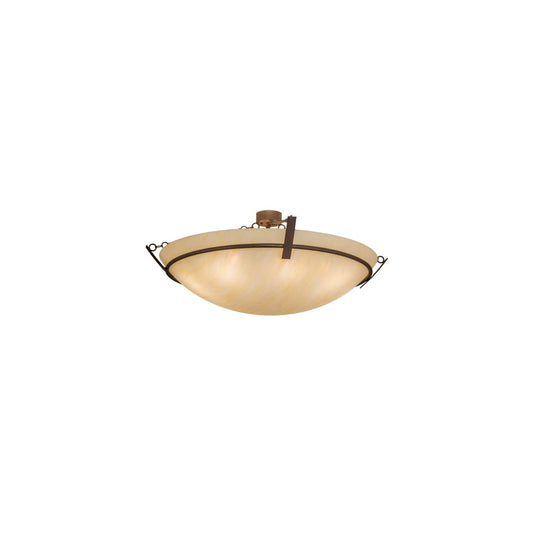 Covina 8 Light 47" Wide Semi-Flush Bowl Ceiling Fixture