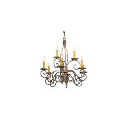Grace 10 Light 26" Wide Taper Candle Style Chandelier
