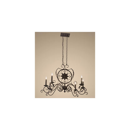 Christabel 6 Light 24" Wide Taper Candle Style Chandelier