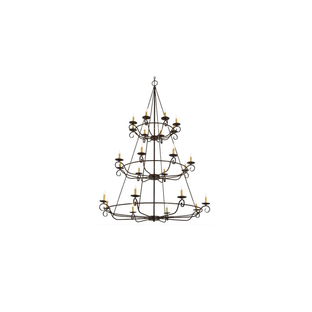 Estrella 24 Light 60" Wide Taper Candle Style Chandelier