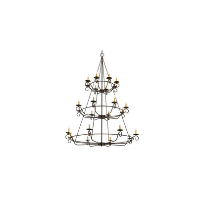 Estrella 24 Light 60" Wide Taper Candle Style Chandelier