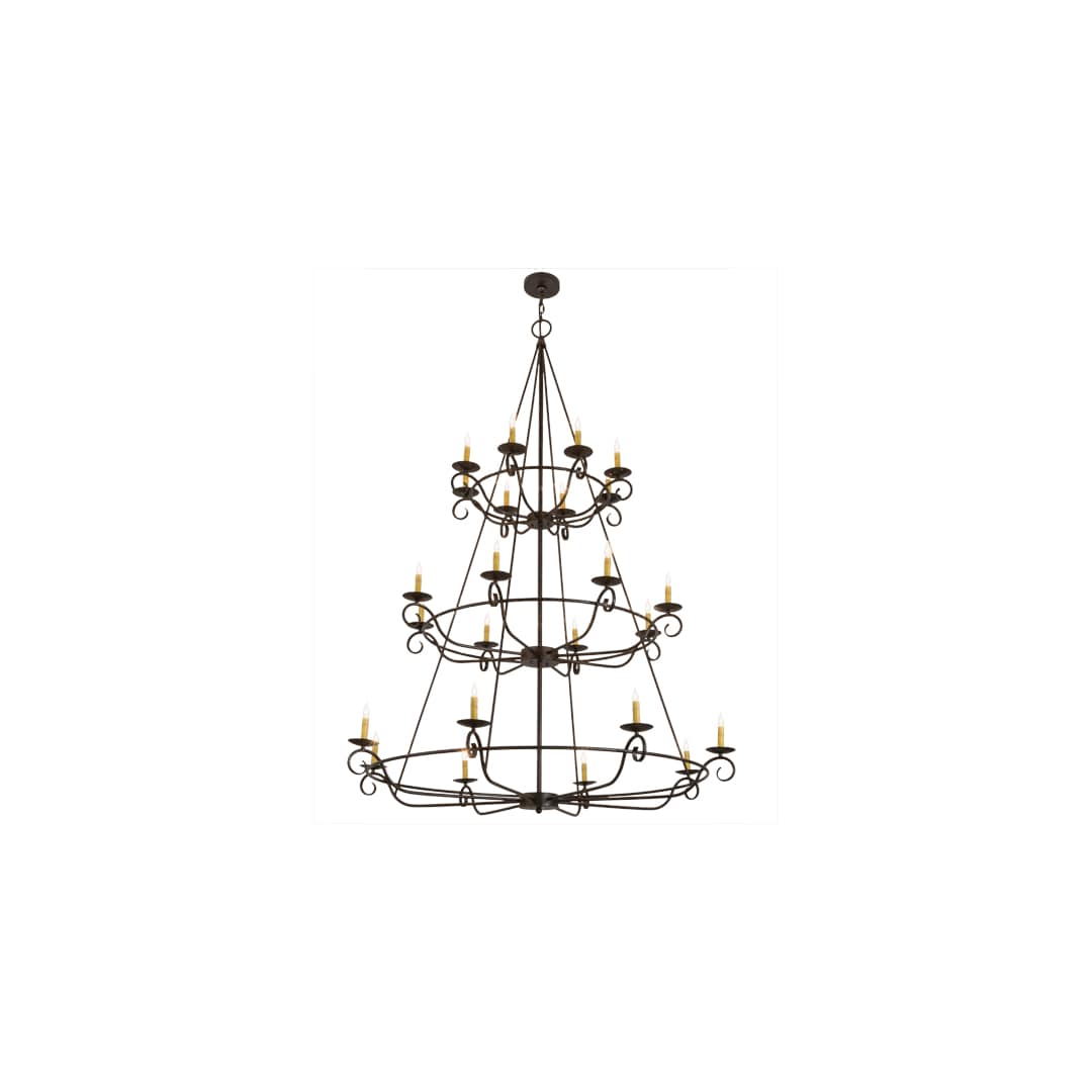 Estrella 24 Light 60" Wide Taper Candle Style Chandelier