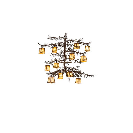 Pine Branch Valley View 12 Light 48" Wide Chandelier