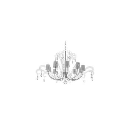 Lienz 10 Light 55" Wide Crystal Chandelier