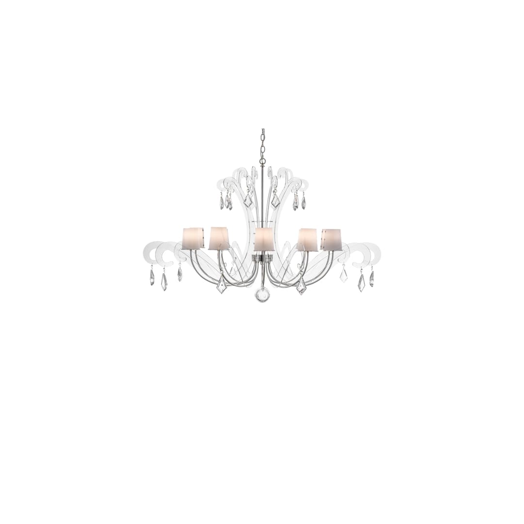 Lienz 10 Light 55" Wide Crystal Chandelier